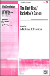 The First Noel/Pachelbel's Canon SATB choral sheet music cover